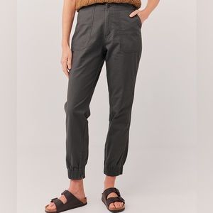 Pact Woven Twill Utility Joggers